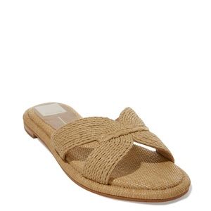 Raffia Slide Sandal Size 6